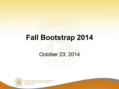 Fall Bootstrap